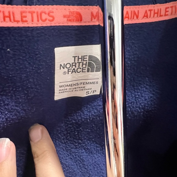 The North Face Men's Navy Jacket with Orange Accents - Picture 3 of 3